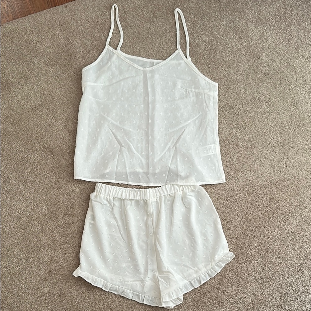 White Sleepwear Set